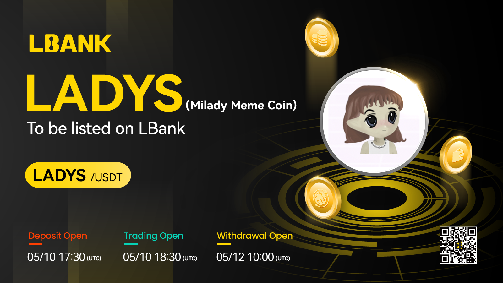 LADYS LADYS Will Be Listed in LBank Innovation Zone Support Center